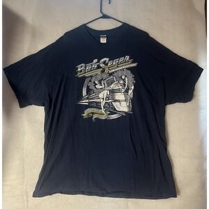 Bob Seger Runaway Train 2017 Tour Shirt Navy Blue Men's Size XXL